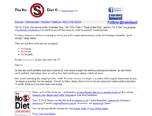 Tablet Screenshot of nosdiet.com